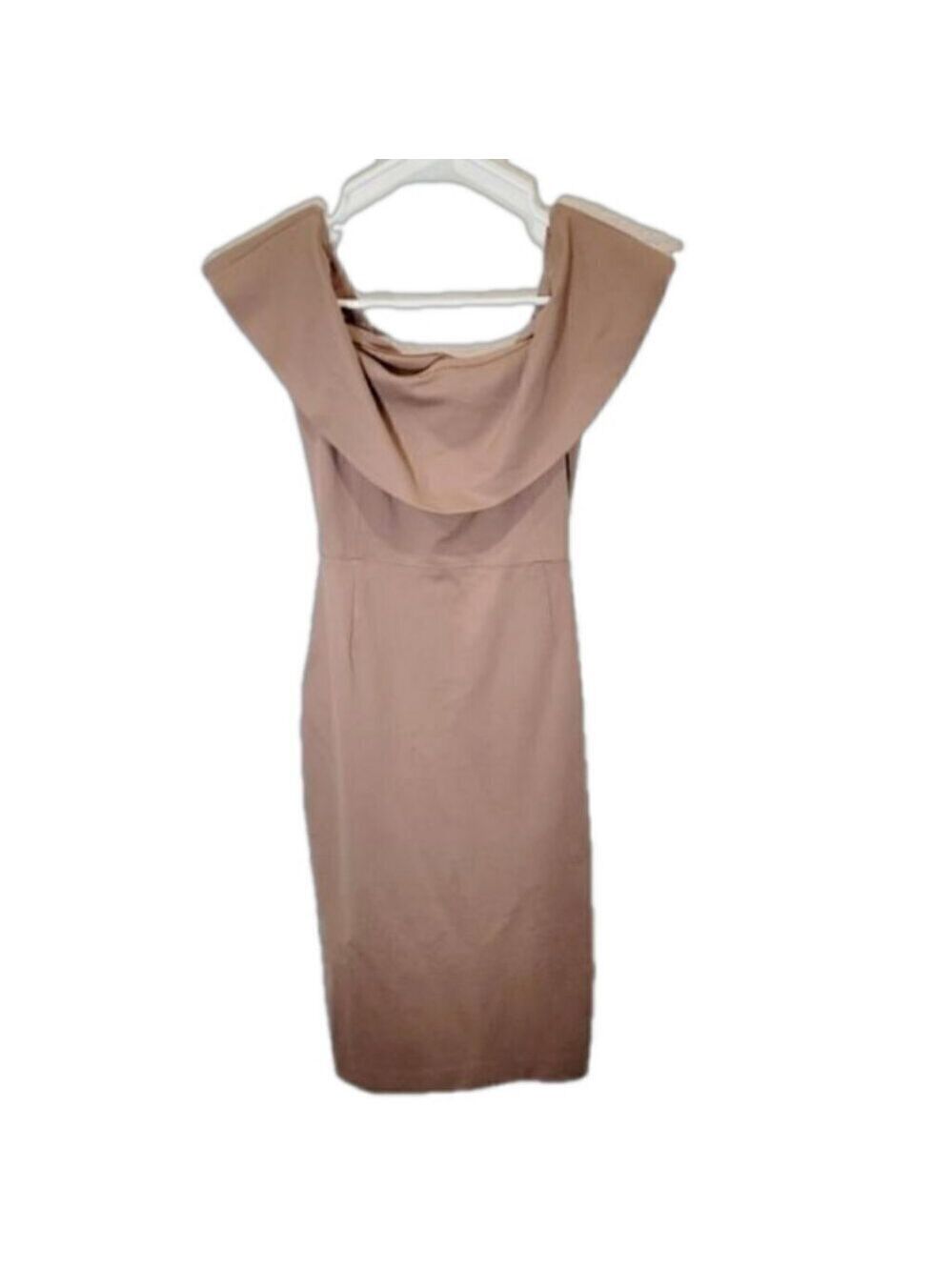 Babaton Ruslan dress in tan